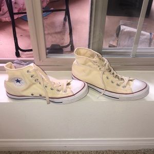 CONVERSE HIGH TOPS OFF WHITE EGGSHELL